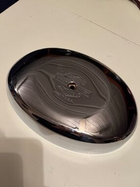 Harley Davidson Air Cleaner Cover Chrome Vintage Touring Bar and Shield Vintage